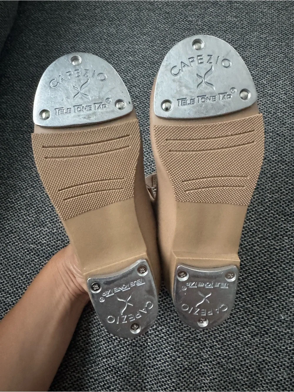 Capezio Kids Tan Tap Shoes